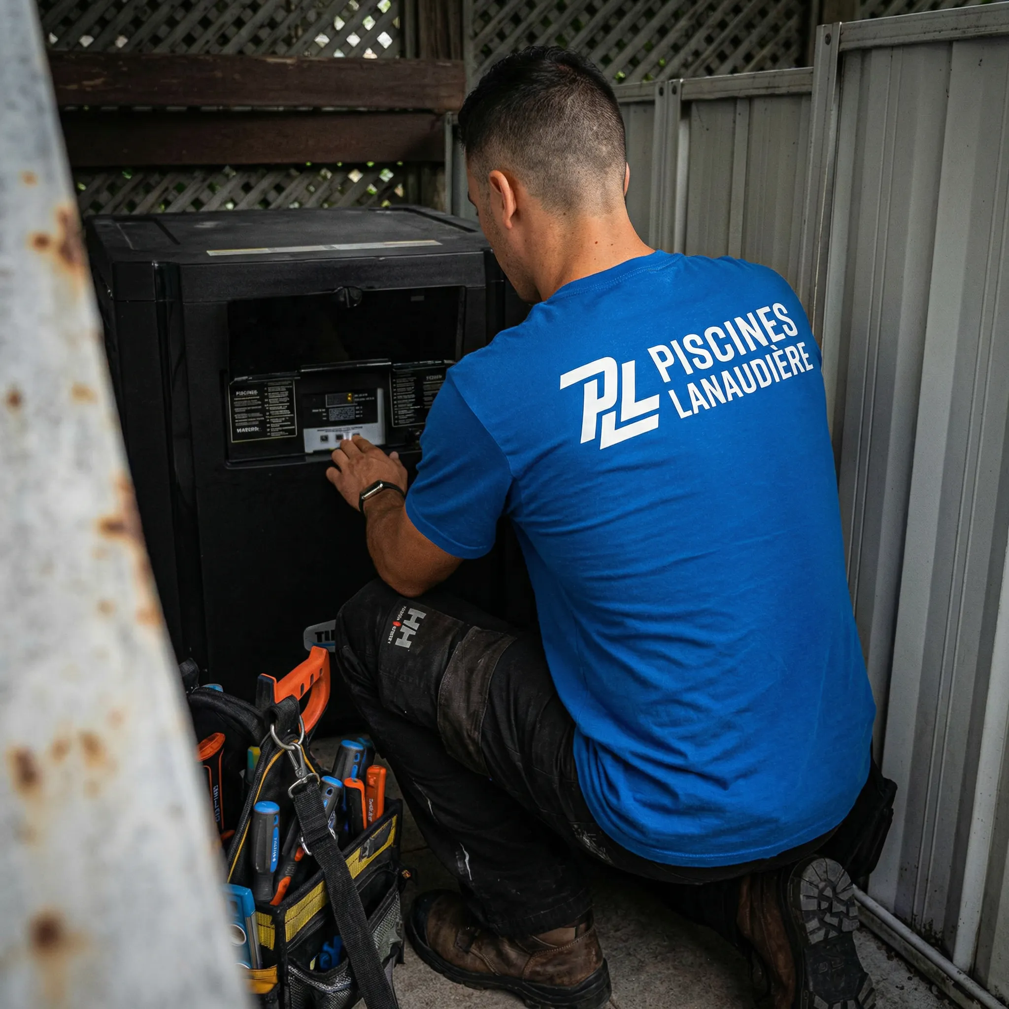Léo, technicien certifié — Piscines & Spa Lanaudière